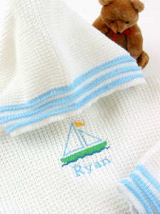 Children's Sweater - Sailboat Motif